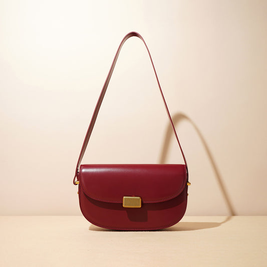 Women's Design Underarm Retro Saddle Advanced Texture Crossbody Bags
