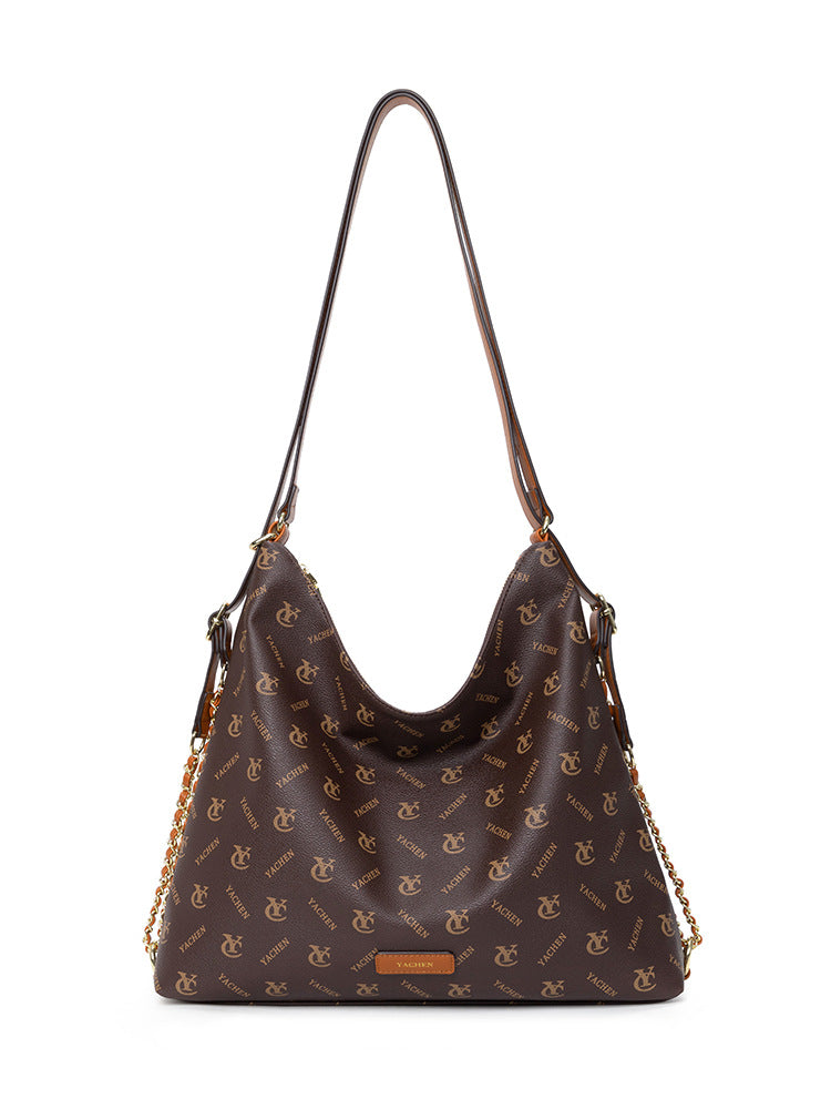 Women's Trendy Large Capacity Soft Leather Light Shoulder Bags