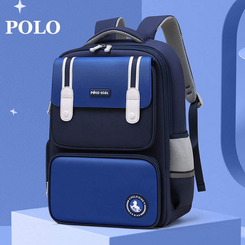 Primary Boys Burden Relief Spine Protection Elementary School Students' Schoolbags