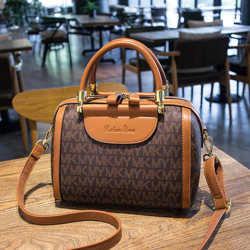 Women's Fashion Large Capacity Boston Pillow Vintage Handbags