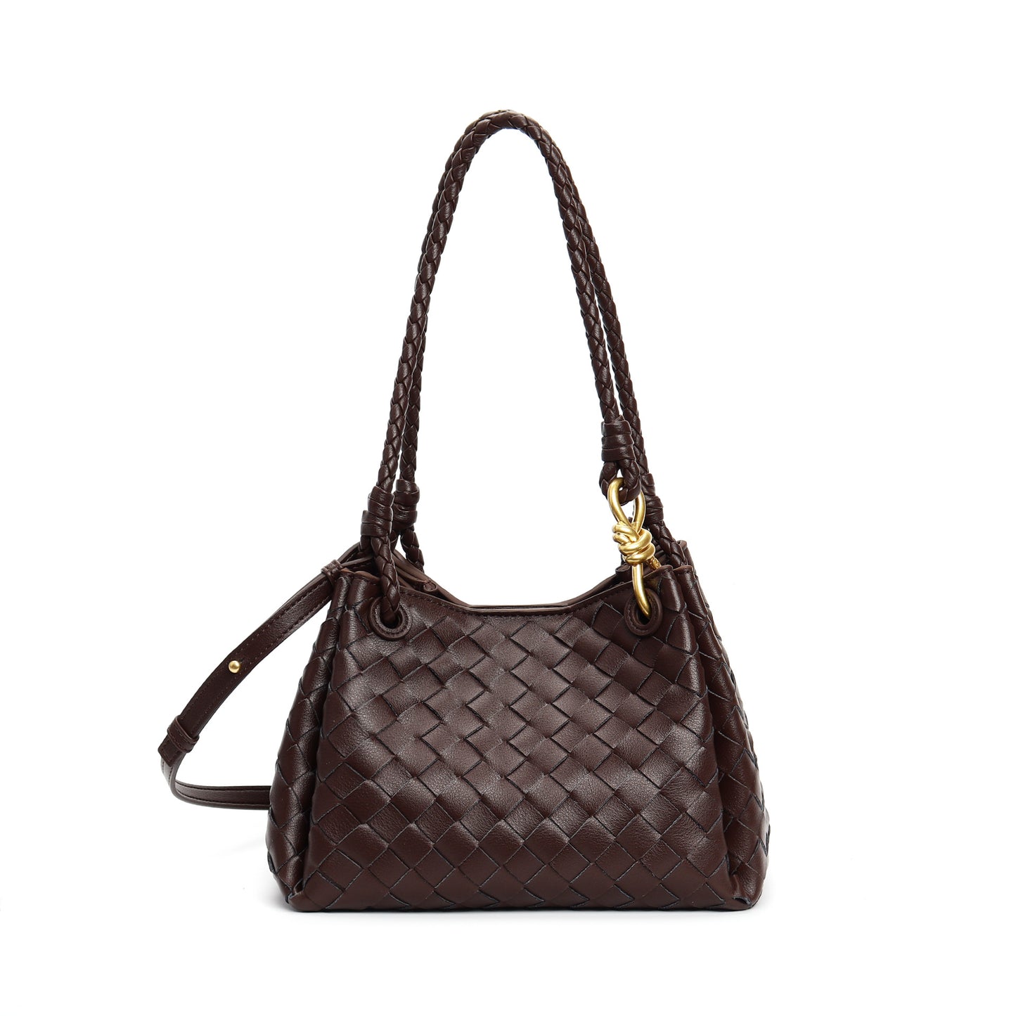 Parachute Knotted Hardware High Quality Leather Simple Shoulder Bags