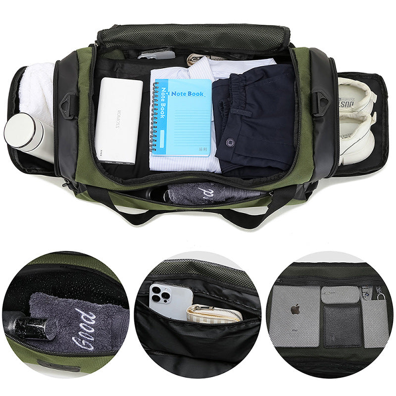 Men's Dry Wet Separation Portable Large Capacity Travel Bags