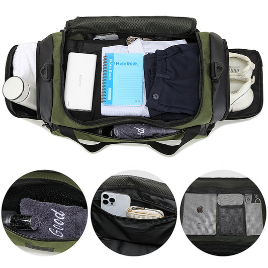 Men's Dry Wet Separation Portable Large Capacity Travel Bags