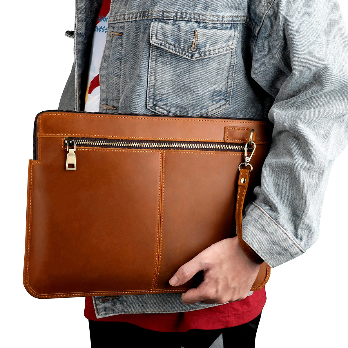 Suitable For Apple Computer Leather Male Bags