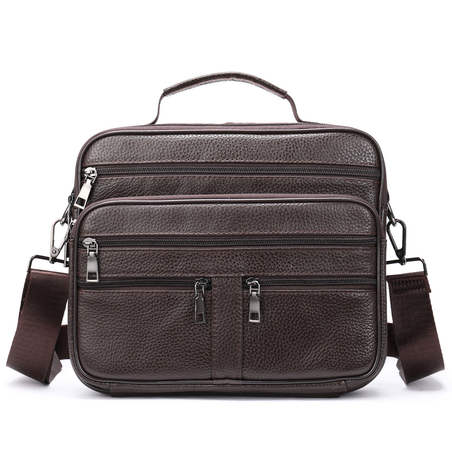 Men's Comfortable Attractive Glamorous High-grade Leather Men's Messenger Bags
