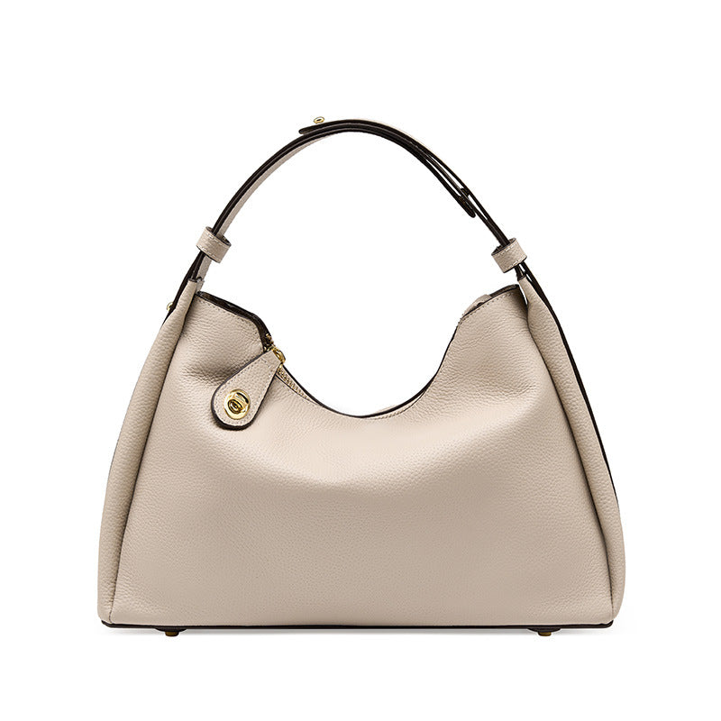 Women's High-grade Genuine Leather Fashion Underarm Elegant Bags