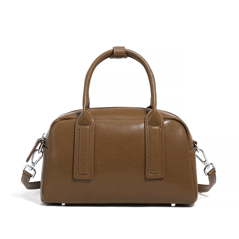 Women's Genuine Leather Retro Commuter Niche Advanced Crossbody Bags