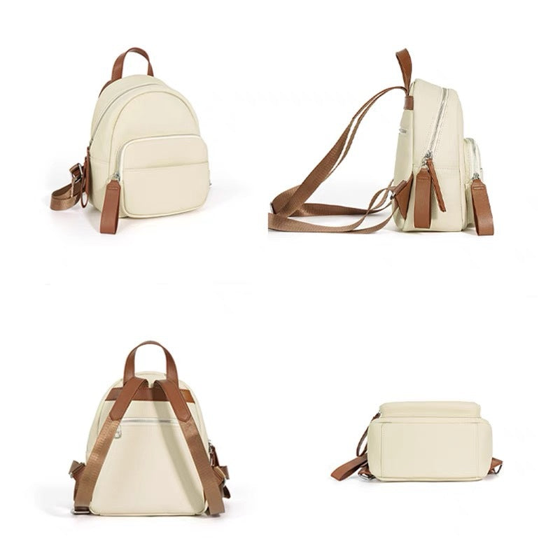 Women's Capacity Versatile Fashion Trend Soft Cowhide Backpacks