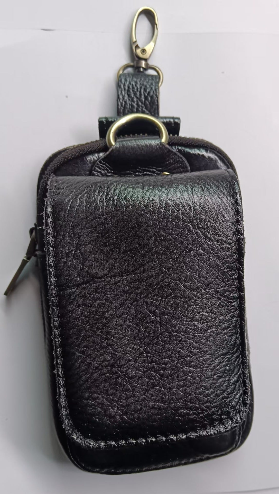 Men's First Layer Cowhide Brushed Trendy Cool Men's Waist Packs