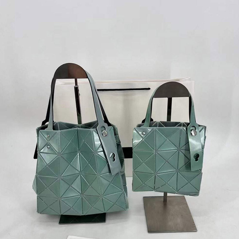 Women's September Diamond Box Fashion Underarm Geometric Handbags