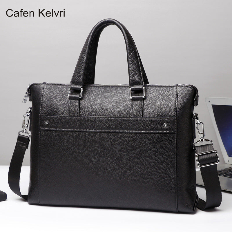 Men's High-grade Business Trip Brief Fashion Waterproof Zipper Inch Men's Briefcases