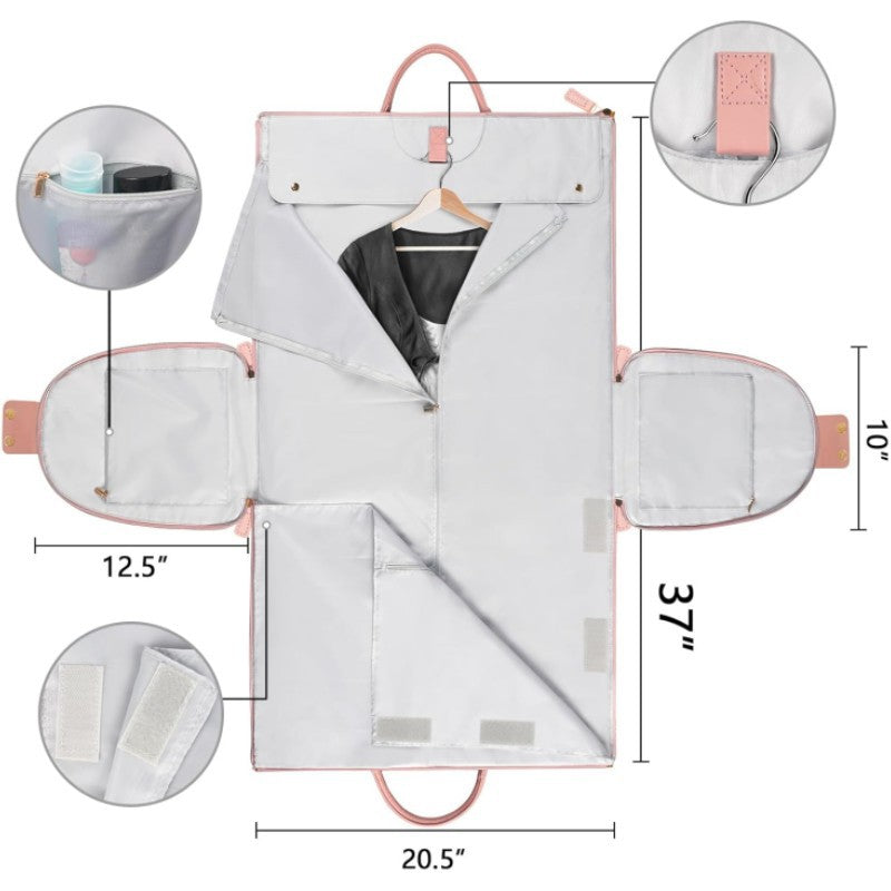 Women's Large Portable Folding Clothing Overnight Storage Travel Bags