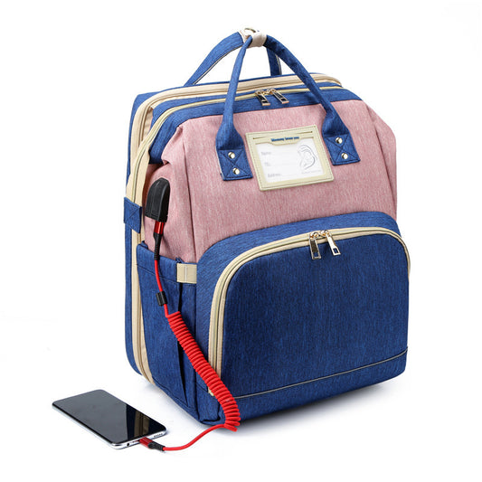 Folding Bed Mummy Multifunctional Diaper Out Bags