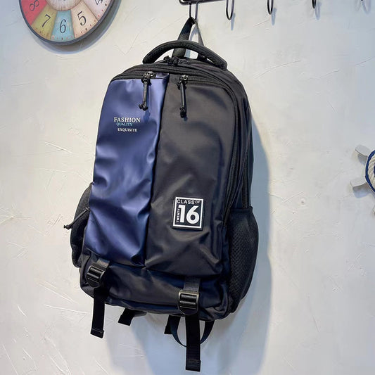 Men's Color Nylon Lightweight Large Capacity Business Backpacks