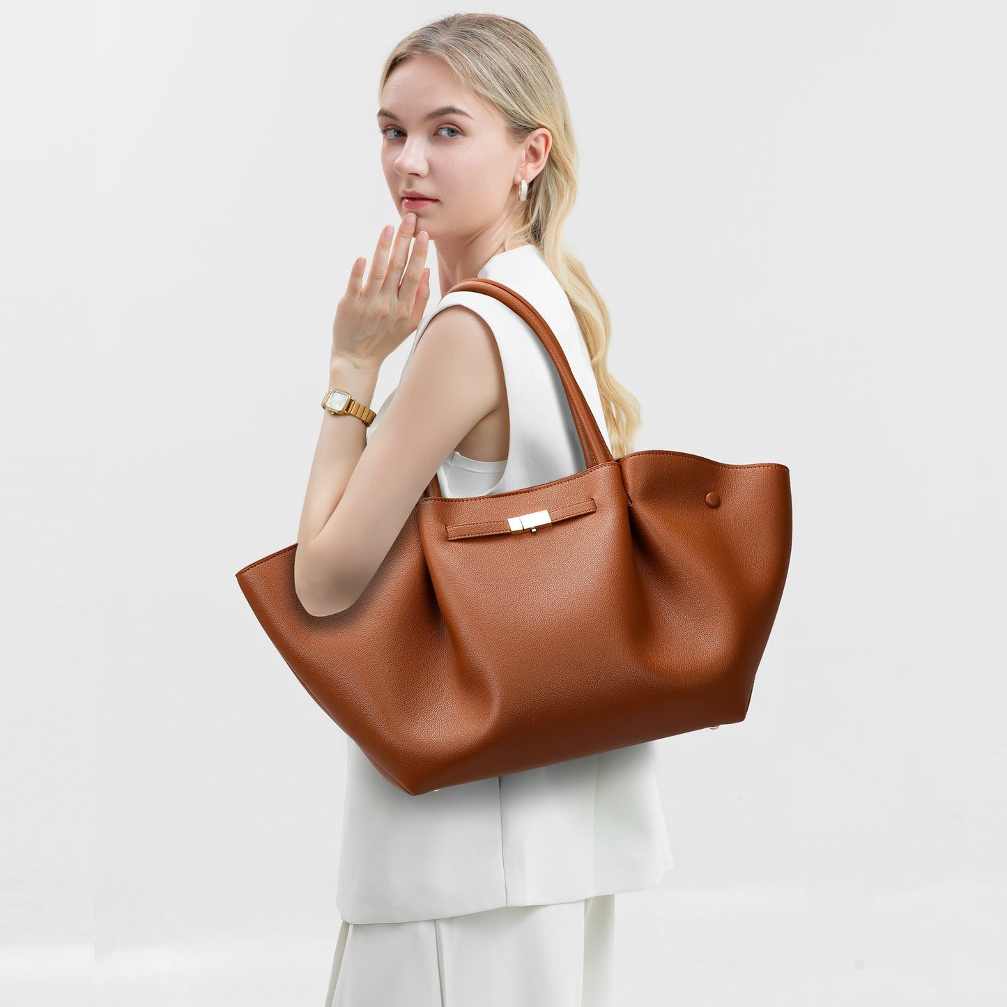 Simple Advanced Sense Wings Style Large Capacity Tote Bags