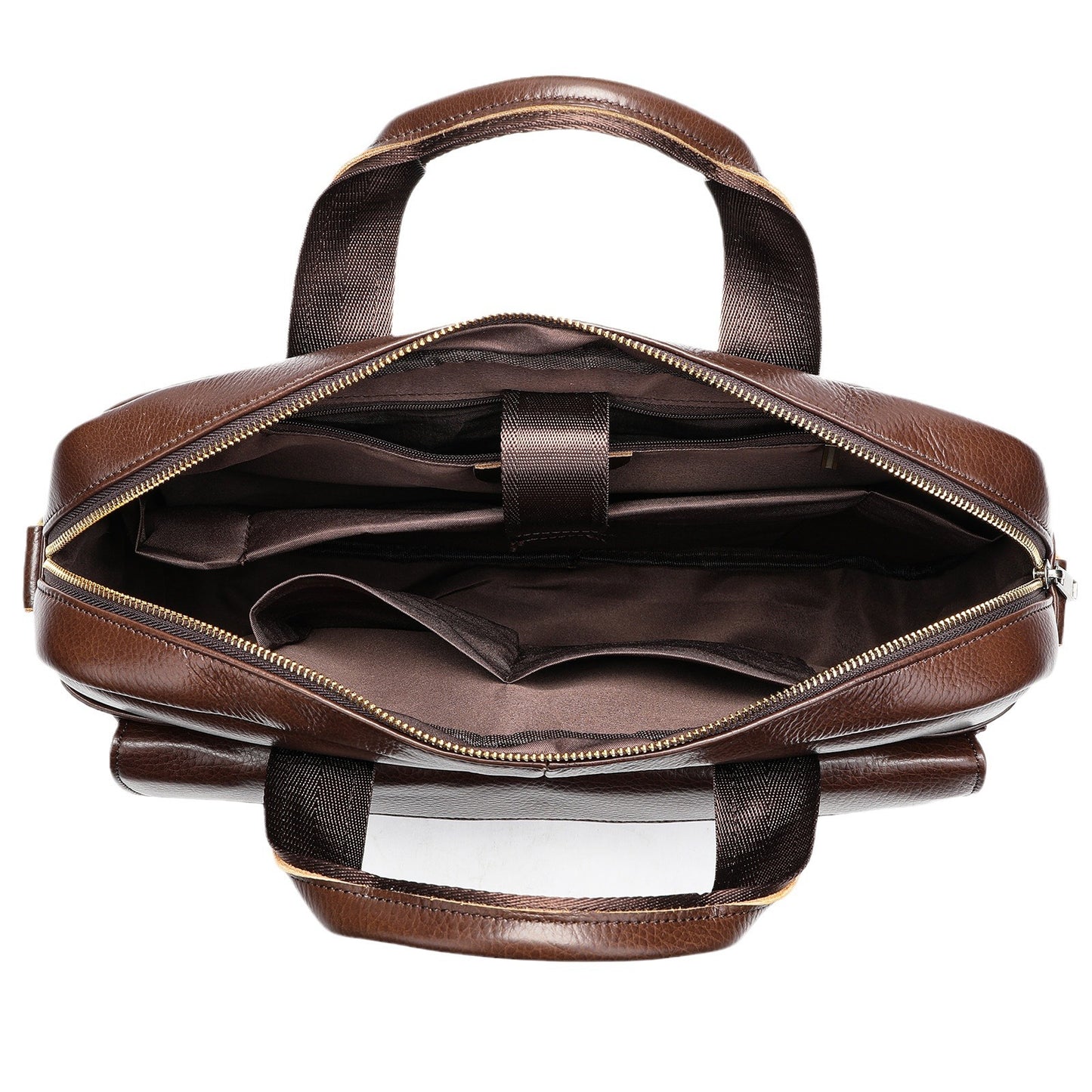 Men's Genuine Leather Large Capacity Computer Business Men's Briefcases