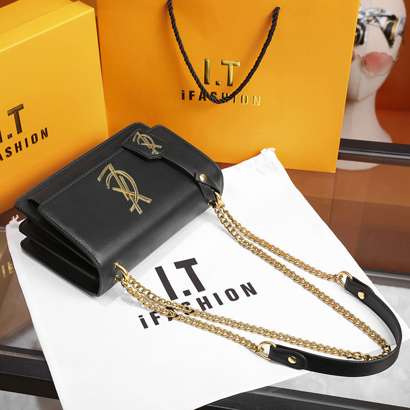 Women's Leather High-grade Light Luxury Chain Crossbody Bags