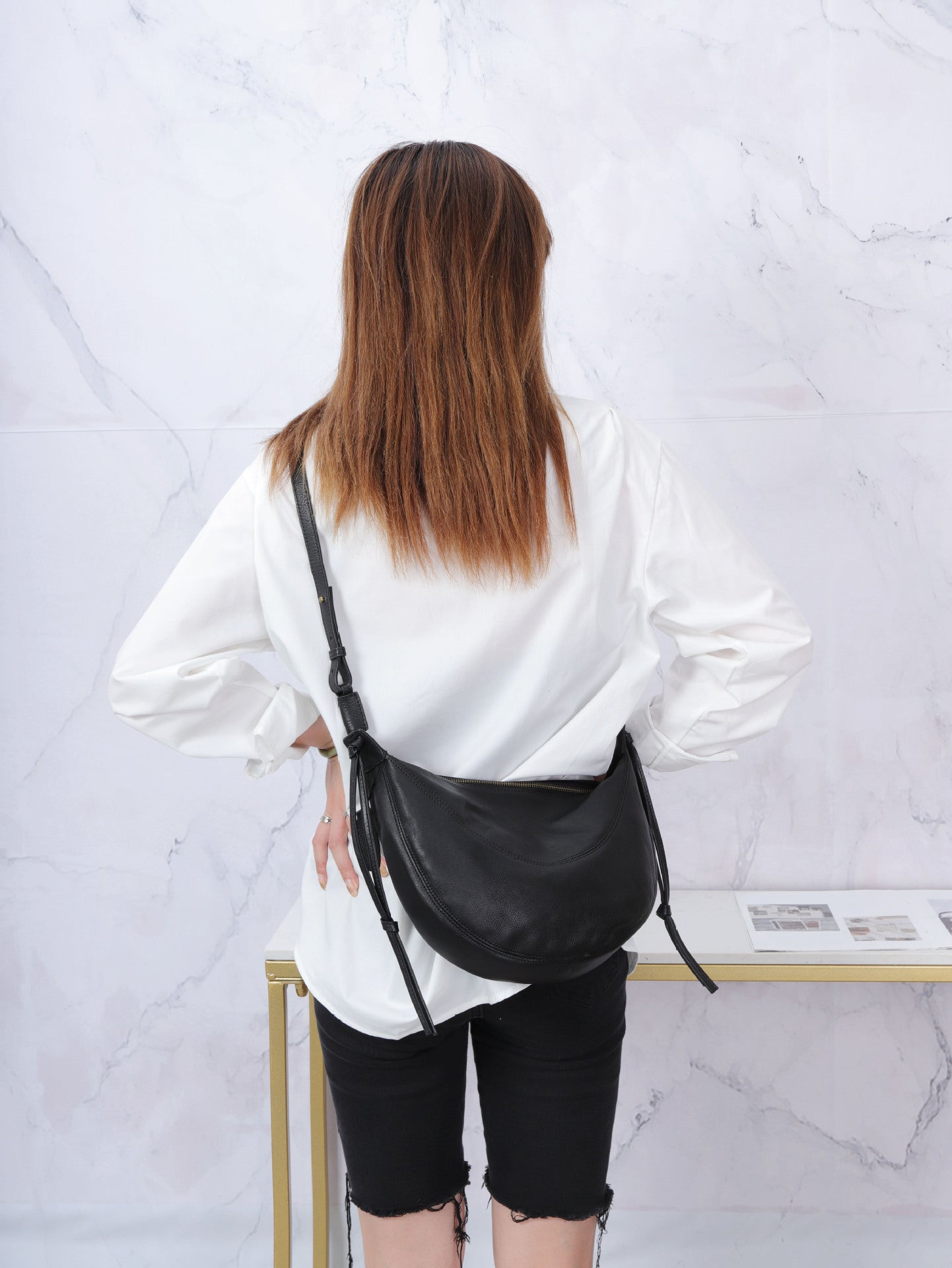 Korean Style High Sense Soft Leather Shoulder Bags