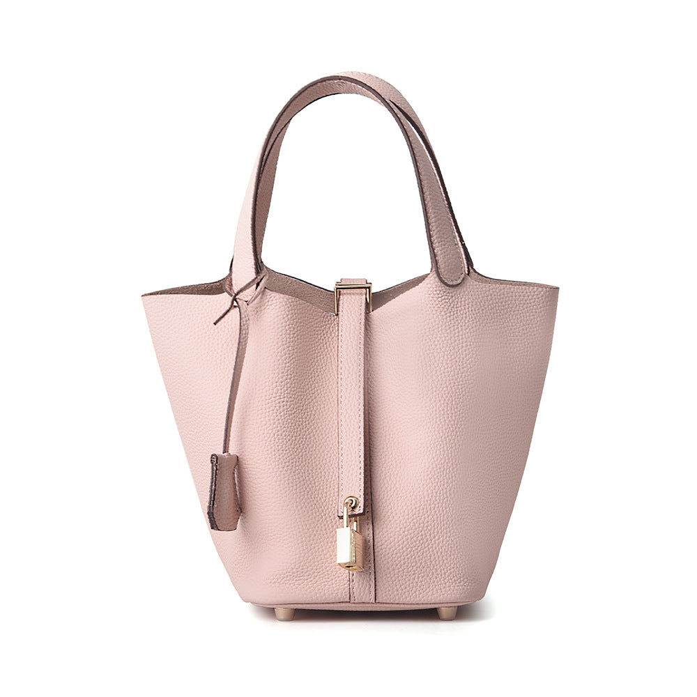 Women's Genuine Leather Vegetable Basket Mummy Bridal Handbags