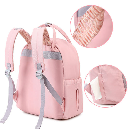 Capacity Multifunctional Mom Diaper Contrast Color Bags