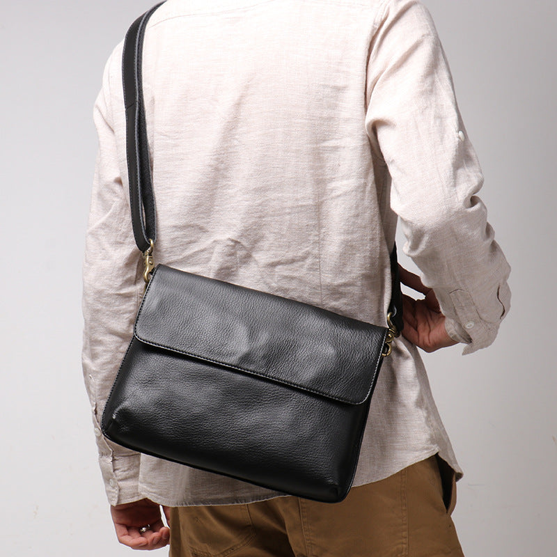 Women's & Men's & Retro Leather Crazy Horse Handmade Bags