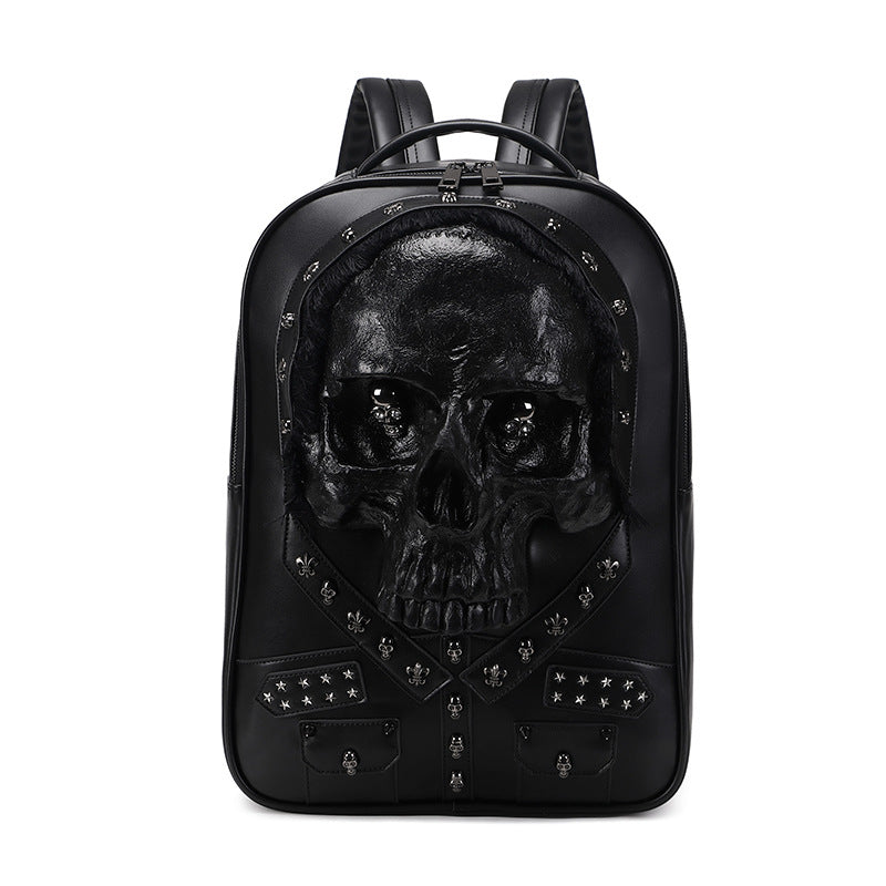 Women's & Men's & Skull Personalized Three-dimensional Computer Backpacks