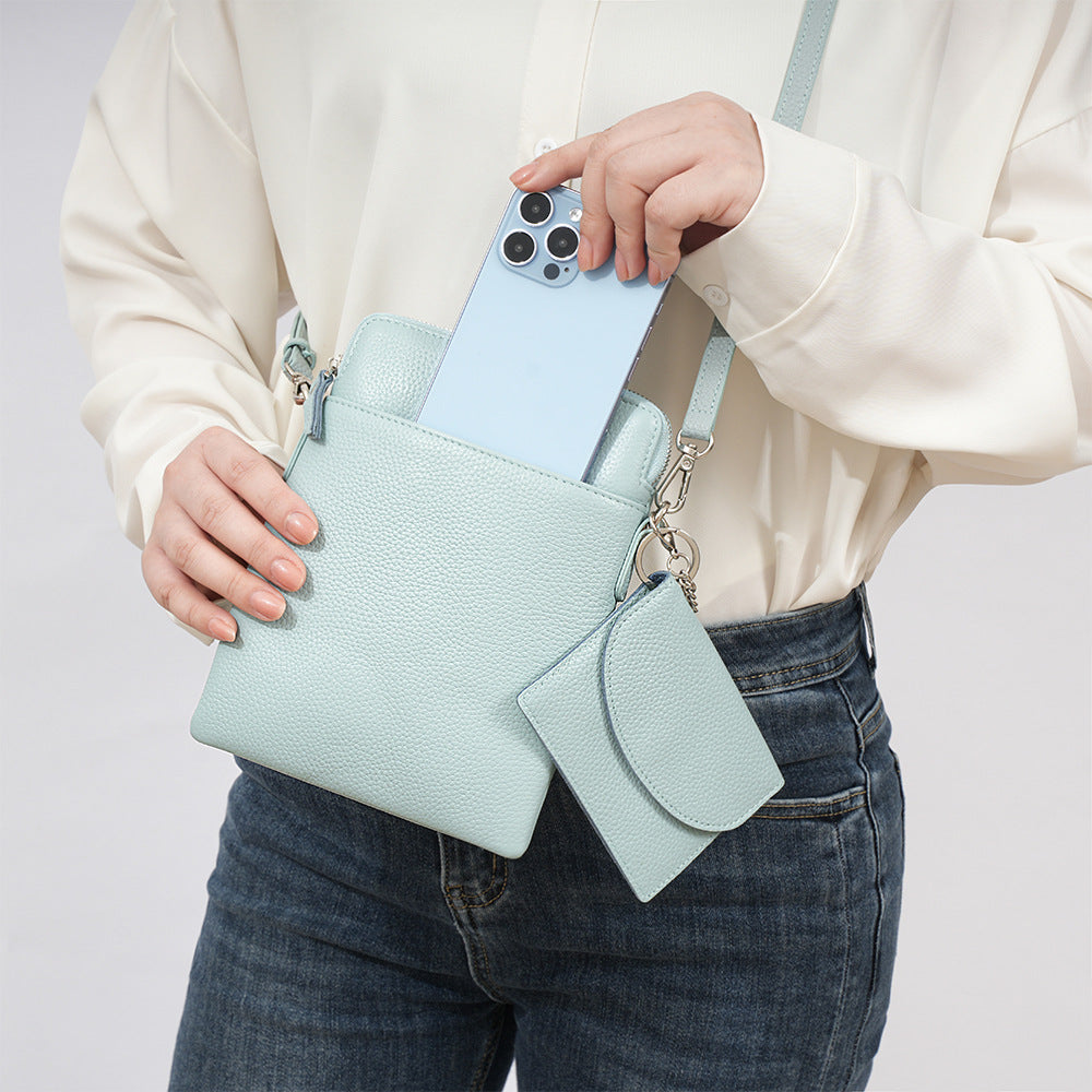 Women's Genuine Leather Cell Fashion Minority Design Phone Bags