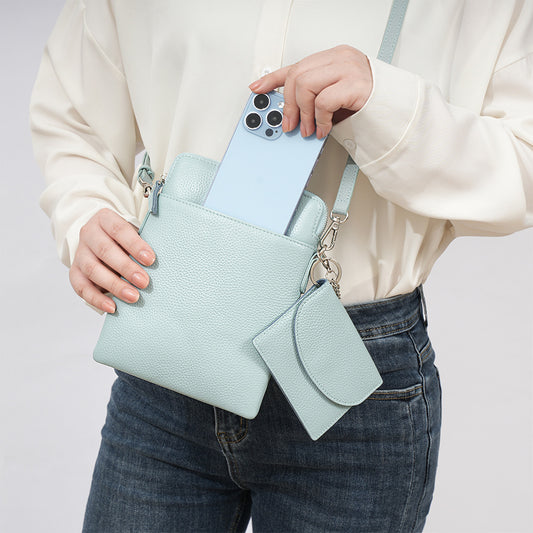 Women's Genuine Leather Cell Fashion Minority Design Phone Bags