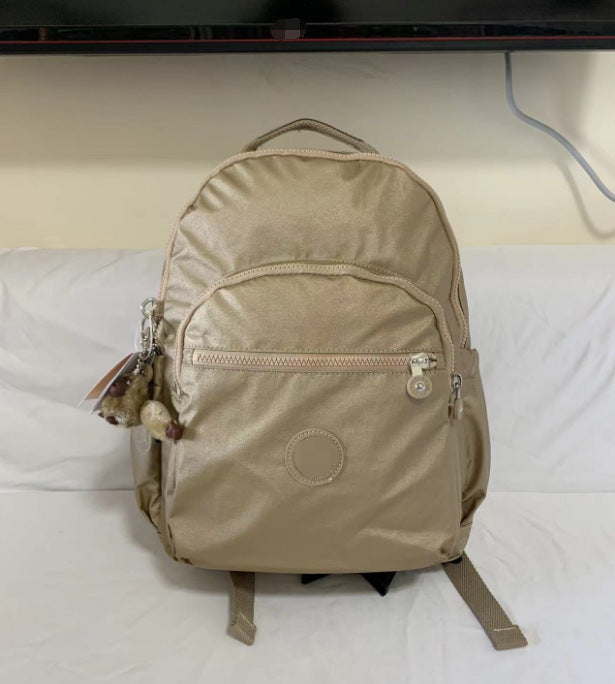 Summer Nylon Monkey Medium Side Commuter Backpacks