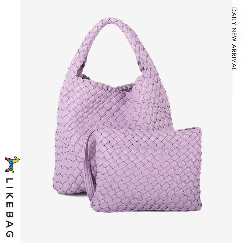 Women's Trendy Hand-woven Versatile Large Capacity Portable Bags