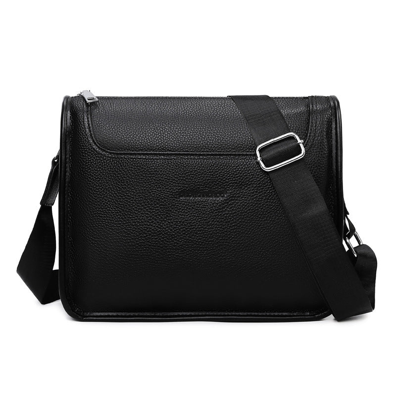 Men's Layer Cowhide With Leather Maintenance Oil Men's Shoulder Bags