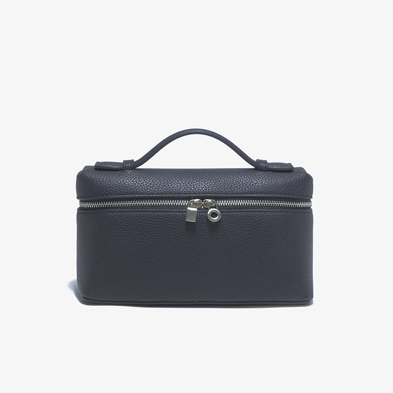 Women's Genuine Leather Lunch Box Kelly Lychee Handbags
