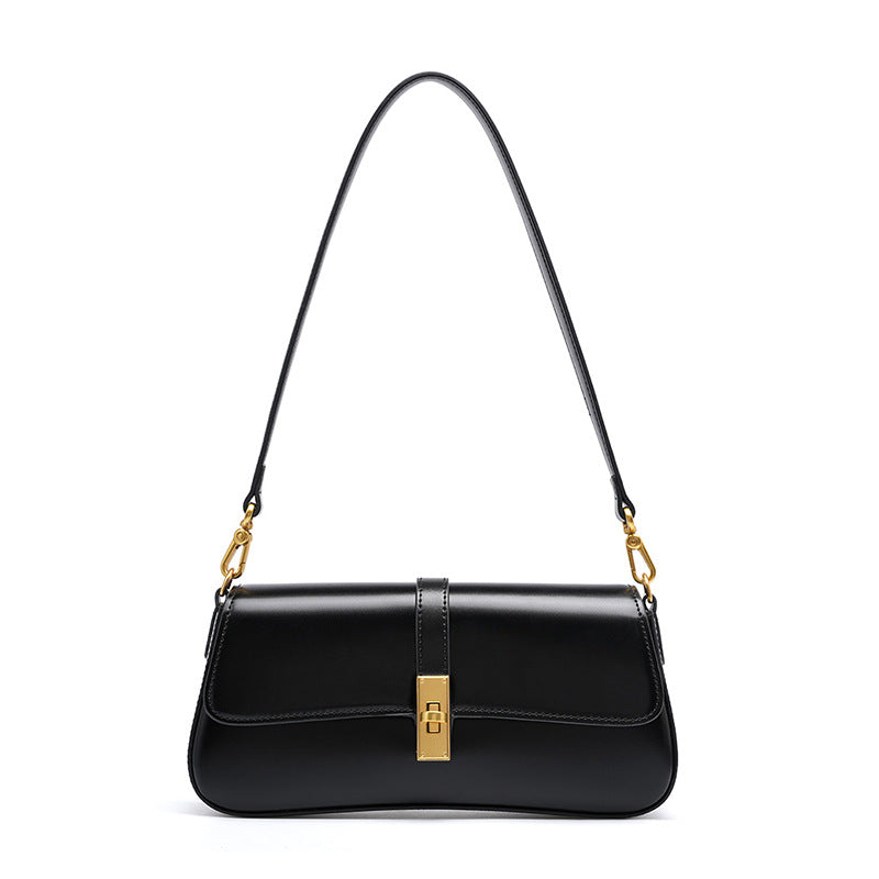 Women's Niche Baguette Cow Leather High-grade Fashion Crossbody Bags
