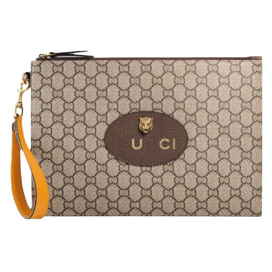 Men's Clutch Fashion Underarm Classic Tiger Head Men's Handbags