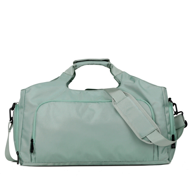 Women's Portable Large Capacity Waterproof Dry Wet Separation Oxford Travel Bags