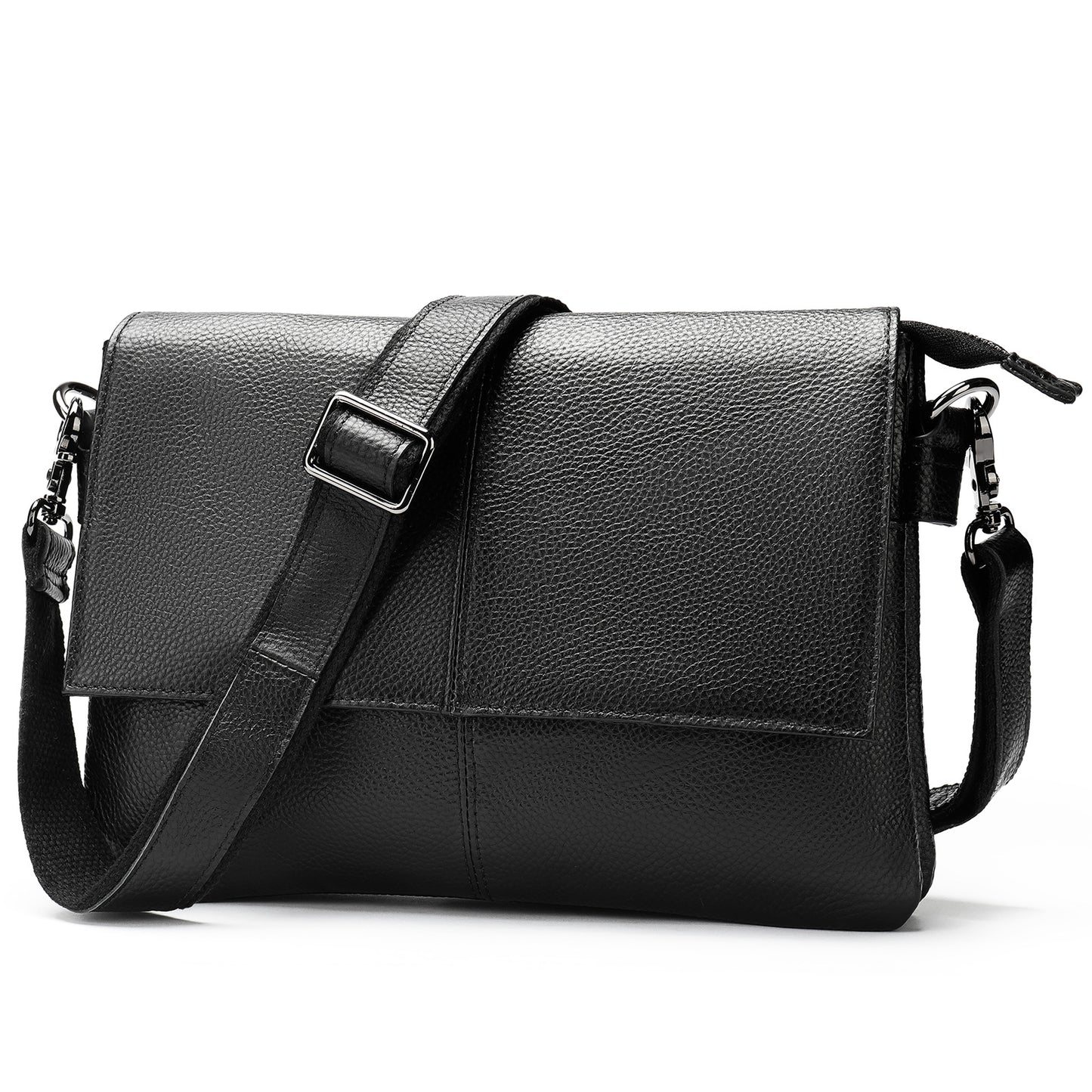 Men's Leather Large Capacity Soft Wrist Vintage Men's Messenger Bags