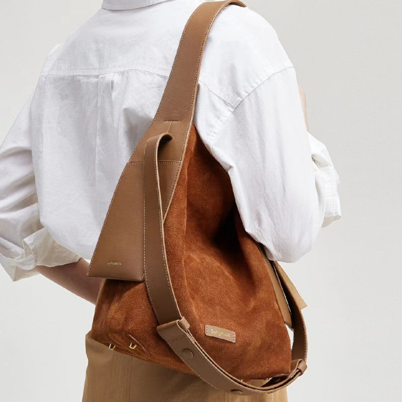 Women's Series Large Medium Size Cow Leather Tote Bags