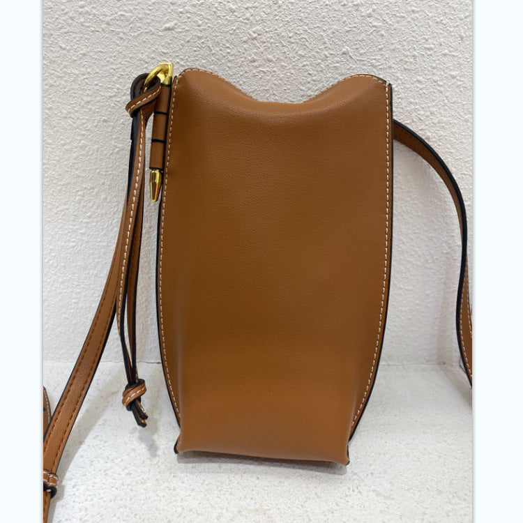 Women's Beautiful Mobile Fashion Genuine Leather Phone Bags