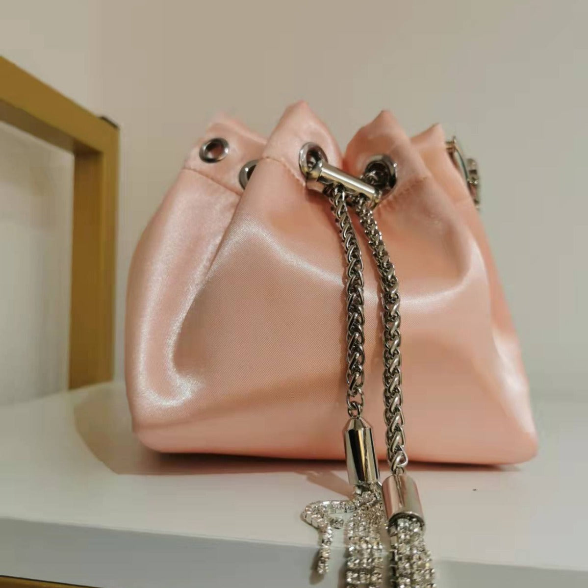 Women's Live Broadcast Selected Tassel Drawstring Fashion Shoulder Bags