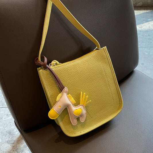 Women's Minority Simple Cow Leather Large Capacity Shoulder Bags