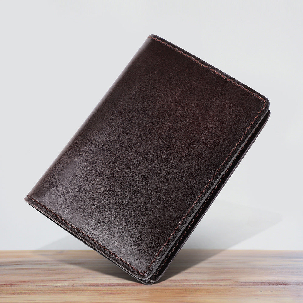 Unisex Driving License Multiple Slots Leather Card Holder