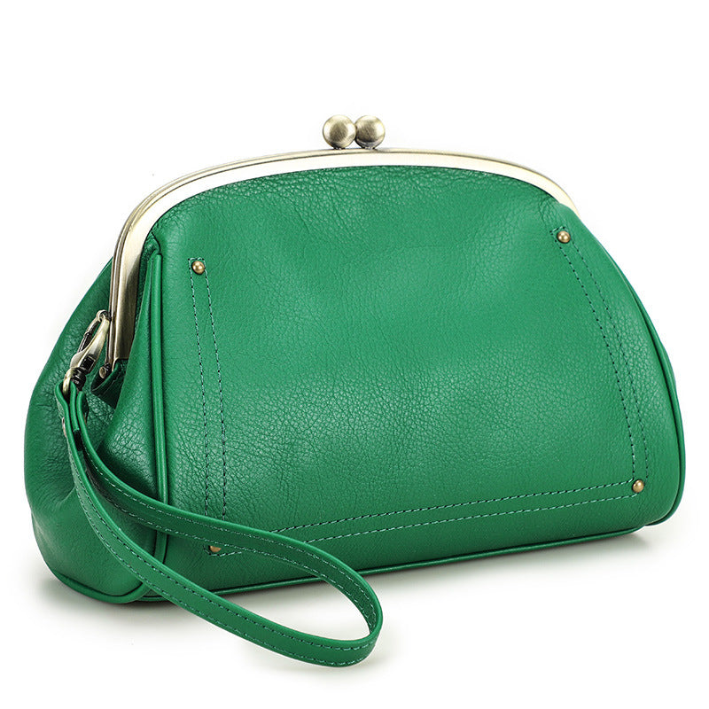 Women's Layer Cowhide Good-looking High Quality Portable Cosmetic Bags
