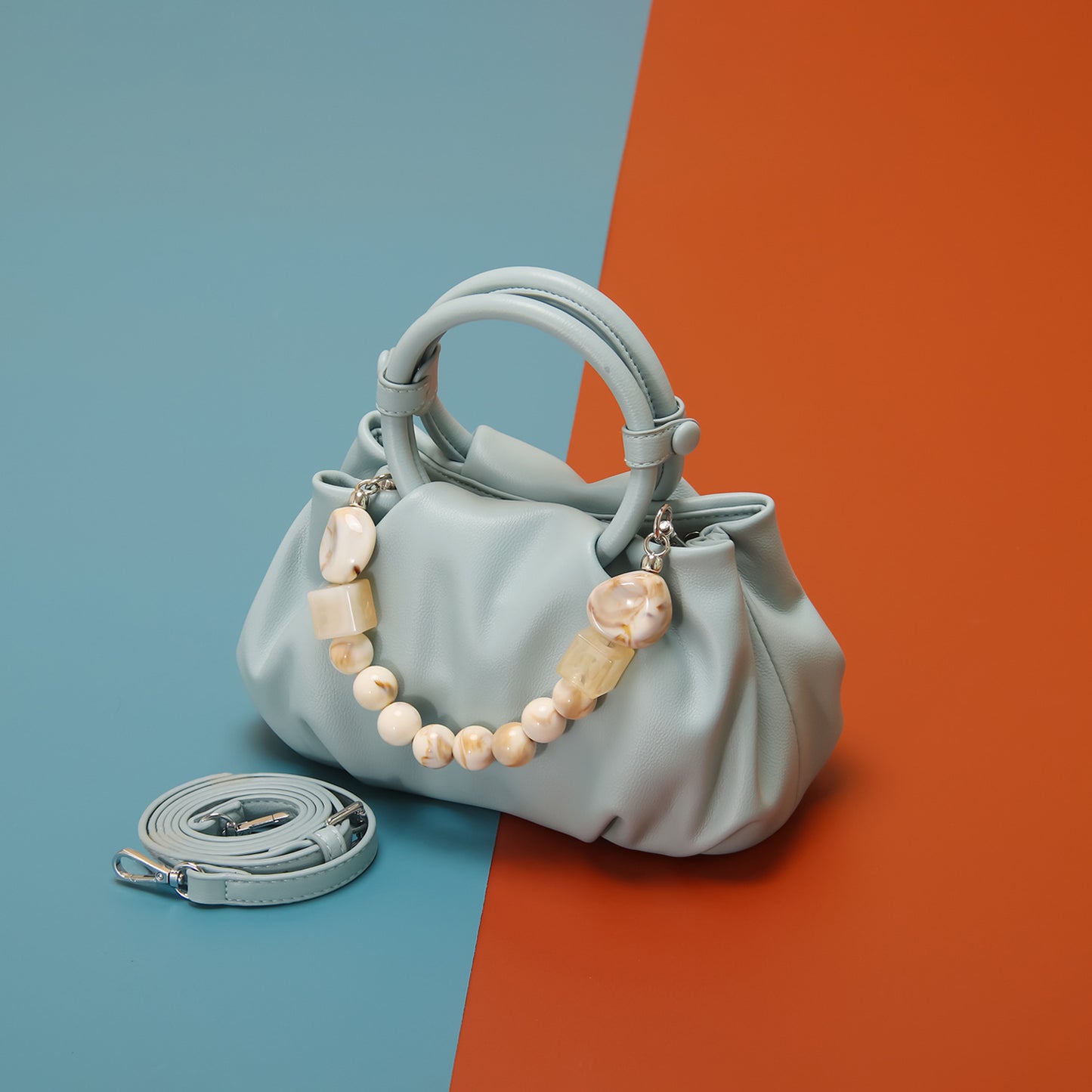 Chic High-grade Design Soft Cloud White Crossbody Bags