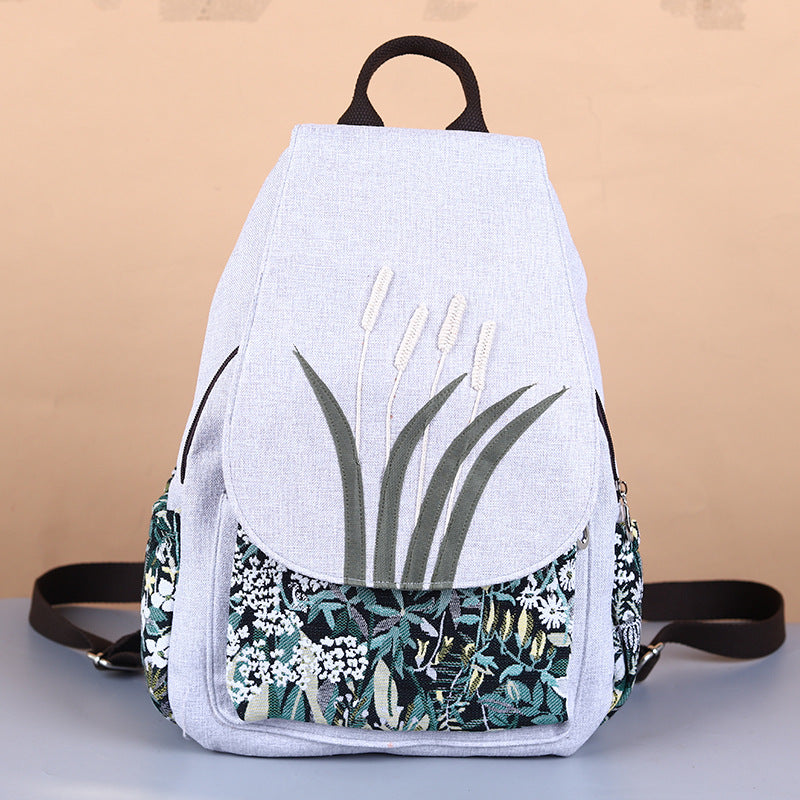 Yunnan National Style Hand-woven Cotton Linen Backpacks