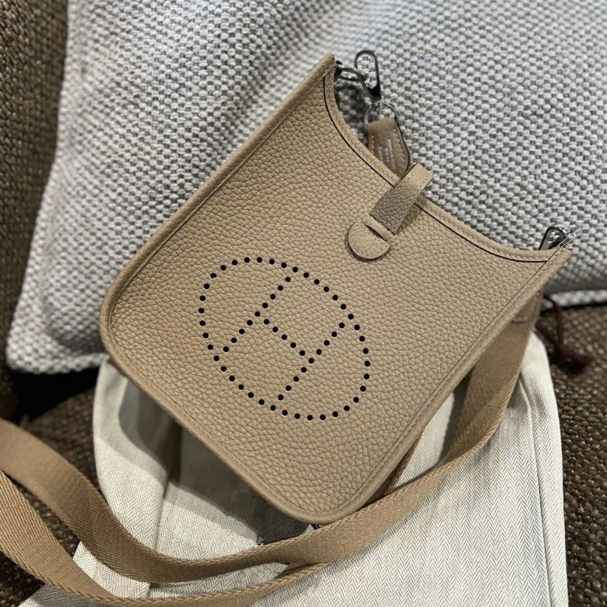 Women's High Version Leather First Layer Cowhide Shoulder Bags