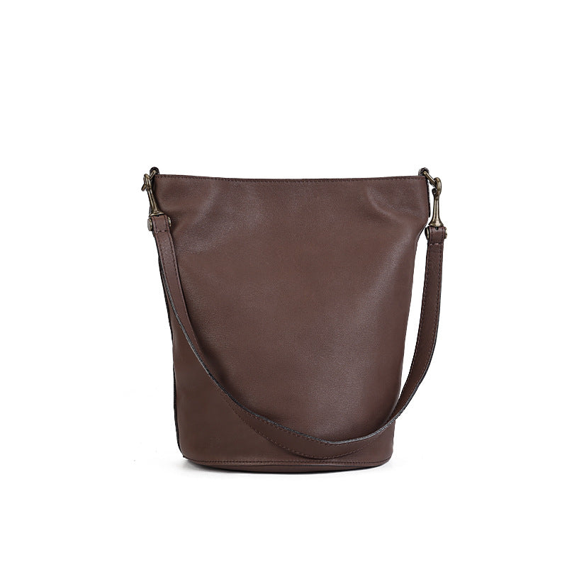 Layer Vegetable Tanning Leather High-grade Large Capacity Bags