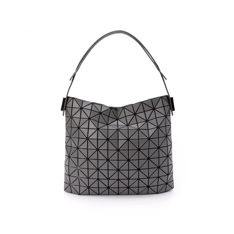 Women's Original Stitching Triangle Diamond Pattern Fashion Shoulder Bags