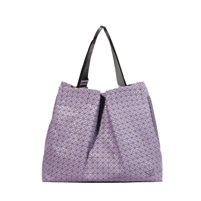 Women's Geometric Rhombus For Fashion Commuter Single Tote Bags