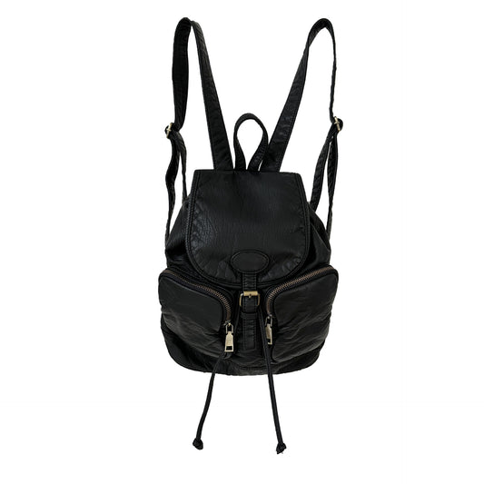 Minority Simple Versatile Sier Pleated Soft Backpacks