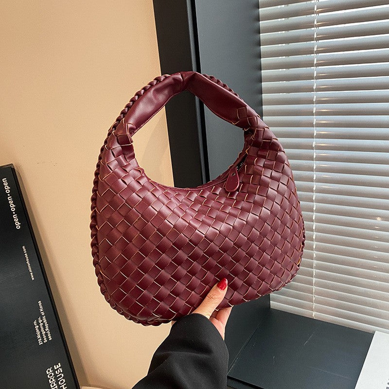 Women's Style Fashion Hand-woven Large Capacity Simple Shoulder Bags